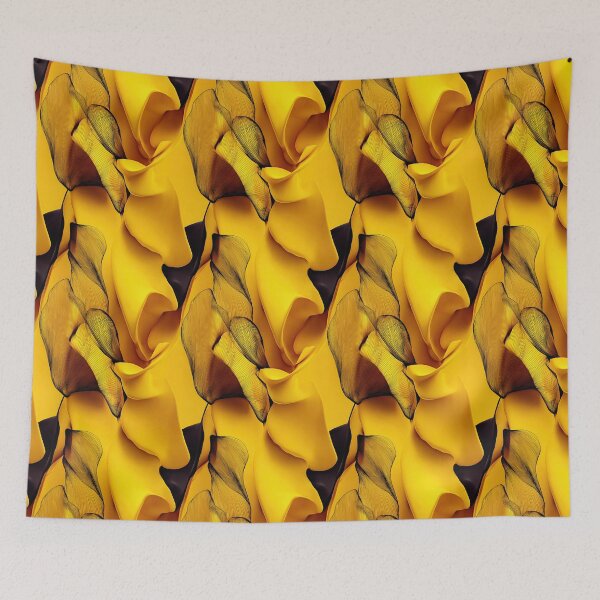 Item preview, Golden Yellow Flowing Silk Texture designed and sold by Piotrek0001.