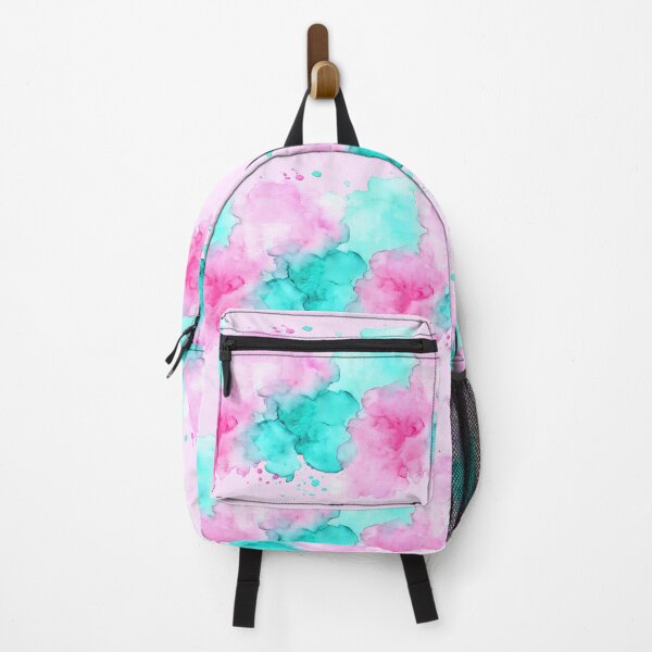 Item preview, Pink and Teal Pastel Watercolor Splash designed and sold by Piotrek0001.