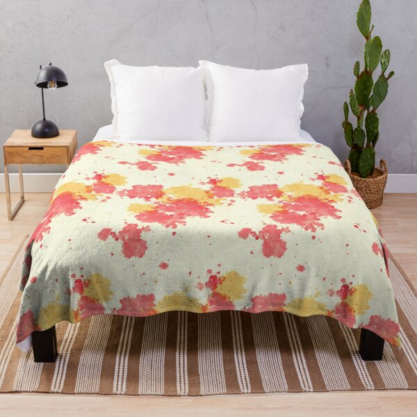 Item preview, Yellow and Red Watercolor Splatter Texture designed and sold by Piotrek0001.