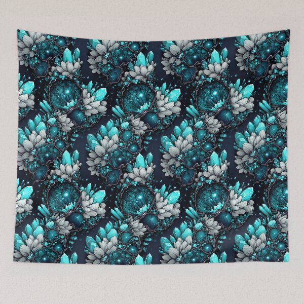 Item preview, Dark Teal Fantasy Crystal Clusters designed and sold by Piotrek0001.