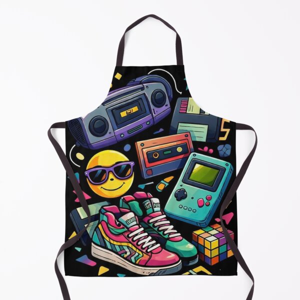 Item preview, 90s Aesthetic Retro Essentials – Nostalgic 90s Kid Gaming & Boombox Illustration designed and sold by OutofOfficeWear.