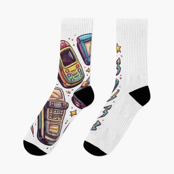 Item preview, Retro 90s Gadgets Illustration – Vintage Tech & Skater Nostalgia Aesthetic designed and sold by OutofOfficeWear.