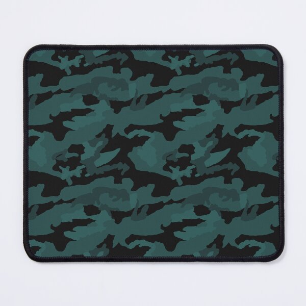 Item preview, Black And Teal Camo Pattern Seamless designed and sold by pattern-archive.