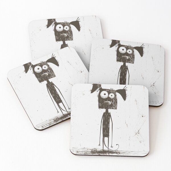 Item preview, Inky sketch of quirky dog designed and sold by we-the-peculier.