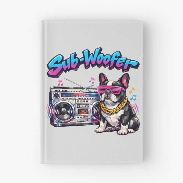 Item preview, Sub-Woofer - Retro 80s Frenchie designed and sold by DigitalGlade.