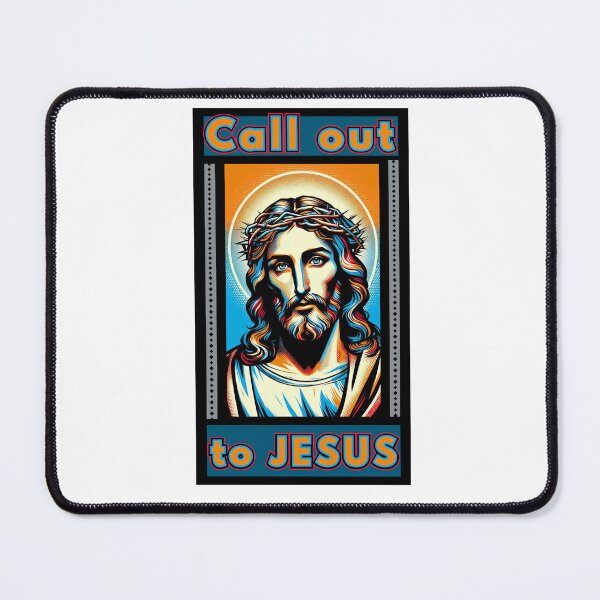Item preview, Call out to JESUS - Jesus Portrait designed and sold by Holy Coast Threads (Formerly ChristianFlower).