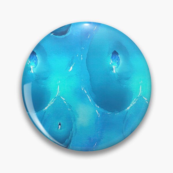 Item preview, Bright Blue Glowing Liquid Abstract designed and sold by Piotrek0001.