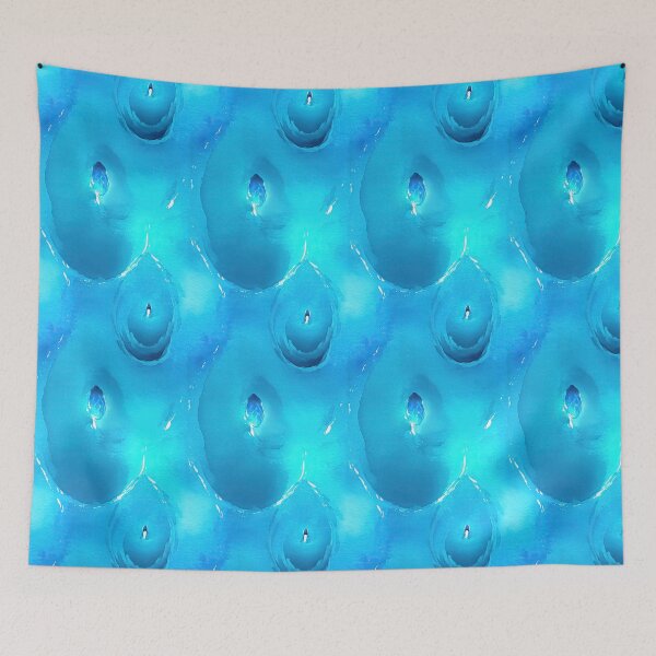 Item preview, Bright Blue Glowing Liquid Abstract designed and sold by Piotrek0001.
