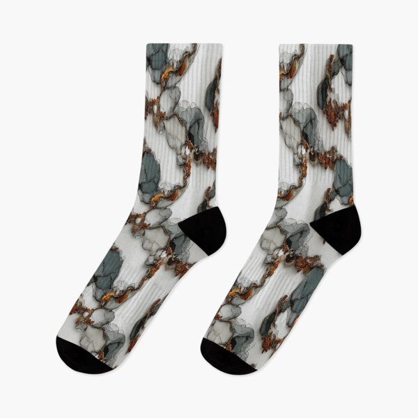 Item preview, Grey White and Gold Fluid Marble Art designed and sold by Piotrek0001.
