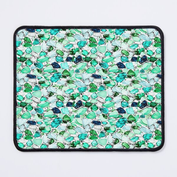 Item preview, Green and Turquoise Mosaic Gemstones designed and sold by Piotrek0001.