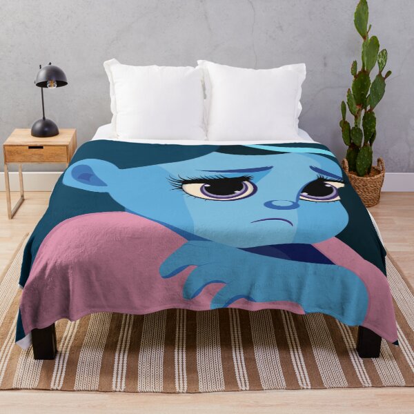 Item preview, Sad Blue Girl Sticker designed and sold by DesignbyAnnaM.
