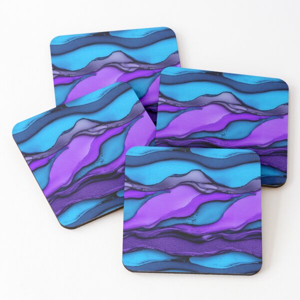Item preview, Deep Purple and Blue Flowing Ribbon Texture designed and sold by Piotrek0001.