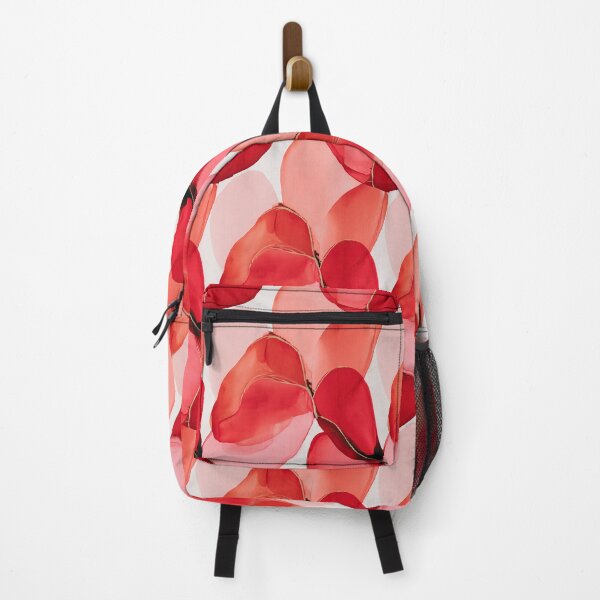 Item preview, Red and Pink Delicate Petal Shapes Art designed and sold by Piotrek0001.