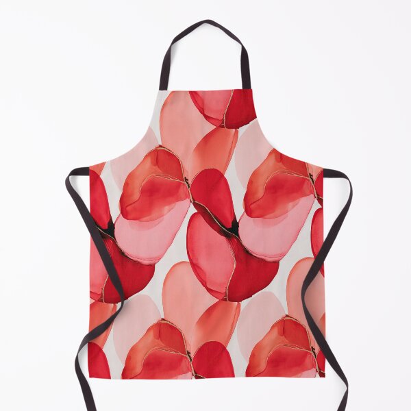 Item preview, Red and Pink Delicate Petal Shapes Art designed and sold by Piotrek0001.