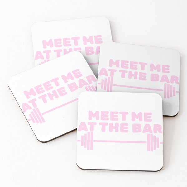 Item preview, Meet Me At The Bar Barbell Joke designed and sold by Studio Sonder.