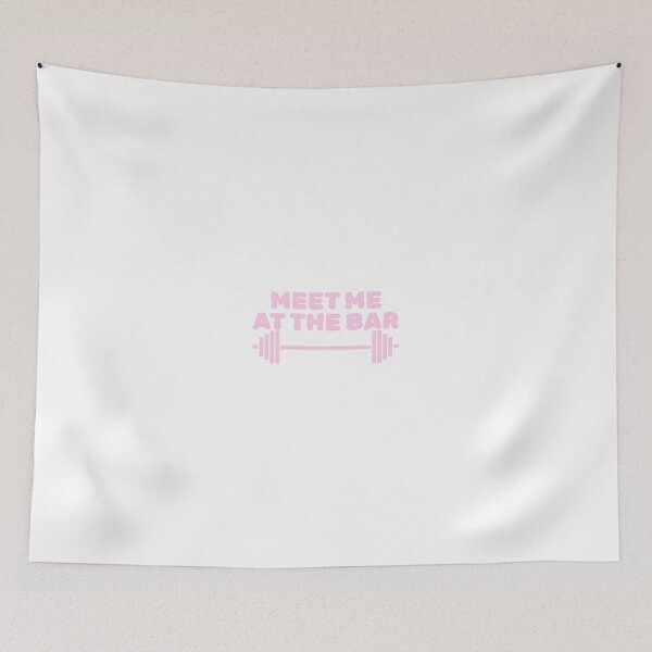 Item preview, Meet Me At The Bar Barbell Joke designed and sold by Studio Sonder.