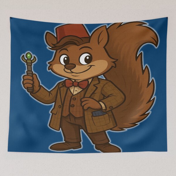 Item preview, Dr Squirrel - The Twelth Regeneration designed and sold by SecretSquirrellDesigns.