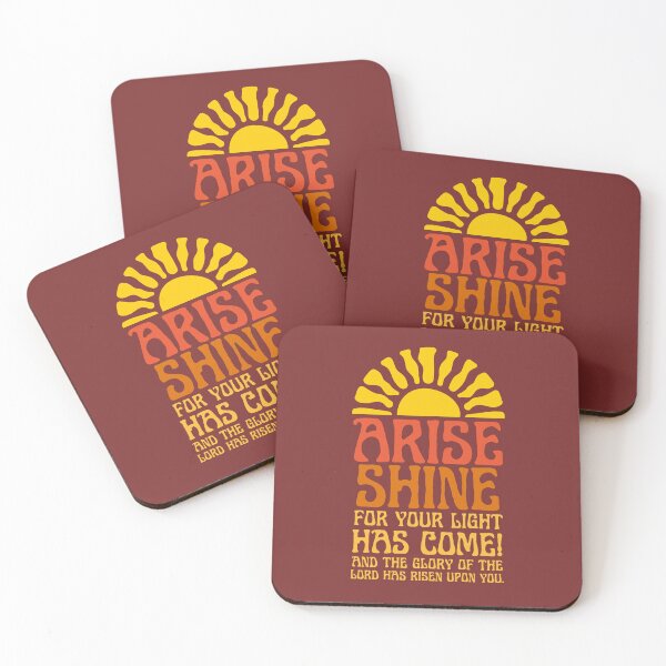 Item preview, Groovy Sun Arise Shine Isaiah Bible Verse designed and sold by Neeshki.
