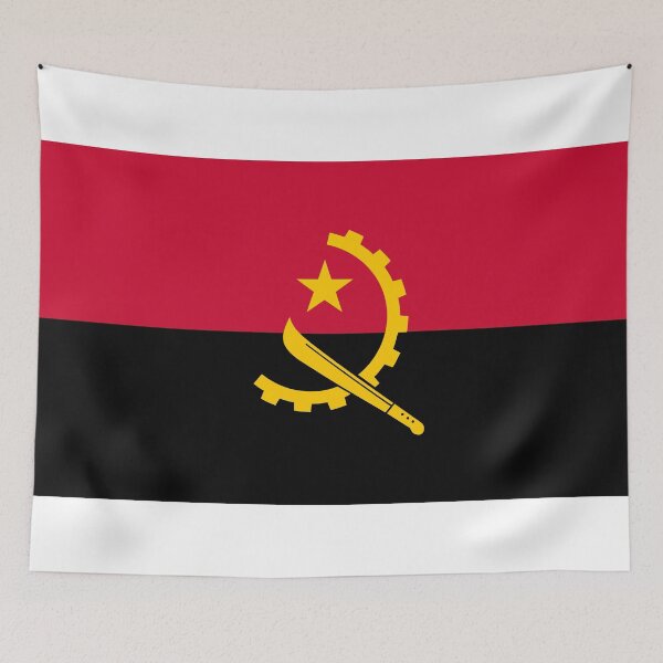 Item preview, Angola National Flag - Angolan Pride & African Strength Heritage designed and sold by NTGUILTY.