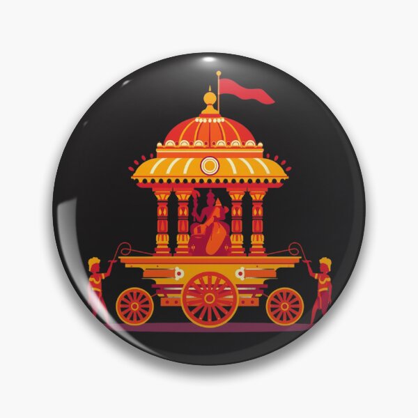 Item preview, Rath Yatra Chariot Festival Lord Jagannath Spiritual Art designed and sold by shemodas.