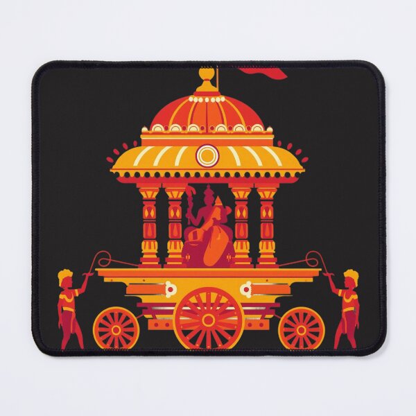 Item preview, Rath Yatra Chariot Festival Lord Jagannath Spiritual Art designed and sold by shemodas.