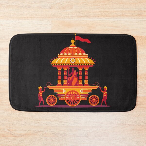 Item preview, Rath Yatra Chariot Festival Lord Jagannath Spiritual Art designed and sold by shemodas.