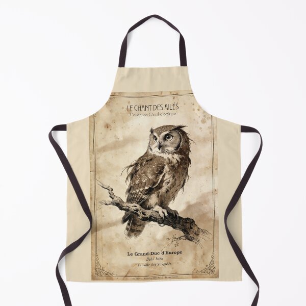 Item preview, Antique Eurasian Eagle-Owl Illustration designed and sold by Jeeklsdotcom.