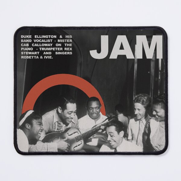 Item preview, Duke Ellington Jam Session 1939 Jazz Poster designed and sold by SassouPrints.