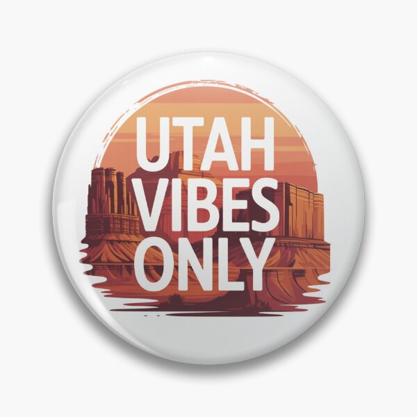 Item preview, Utah Vibes Only  Travel Nature Adventure Quote  designed and sold by Nzgiftsandmore.