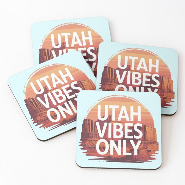 Item preview, Utah Vibes Only  Travel Nature Adventure Quote  designed and sold by Nzgiftsandmore.