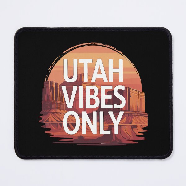 Item preview, Utah Vibes Only Travel Nature Adventure Quote designed and sold by Nzgiftsandmore.