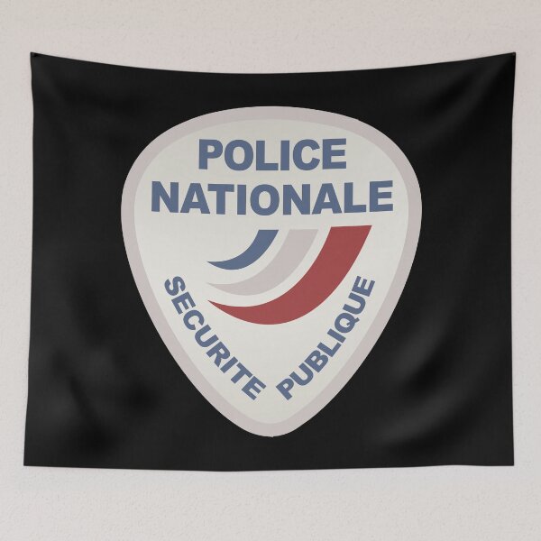 Artikelvorschau, Polizei Nationale Frankreich Polizeiabzeichen Weiß entworfen und verkauft von Military Insignia Products.