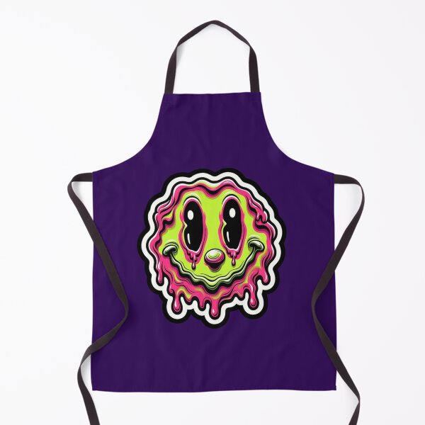 Item preview, Melting Neon Psychedelic Smiley Face designed and sold by Modavedrake.