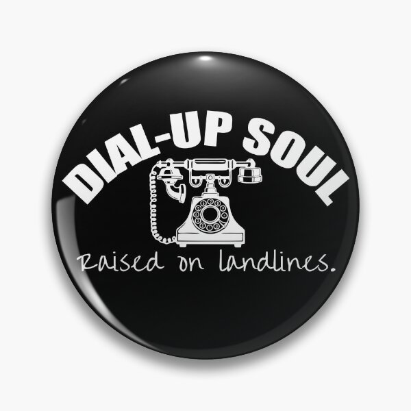 Item preview, Copy of Dial-Up Soul, Raised on Landlines – Funny 1900s Vintage Gen X designed and sold by NoGoodDeeds.