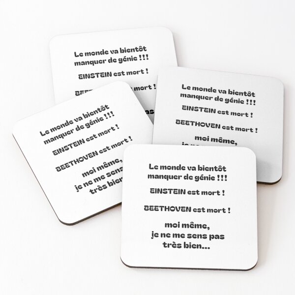 Item preview, The world will lack genius designed and sold by La pensée sauvage.