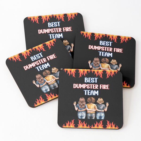 Item preview, Best Dumpster Fire Team Funny Gift For Friends designed and sold by EfiKrios.