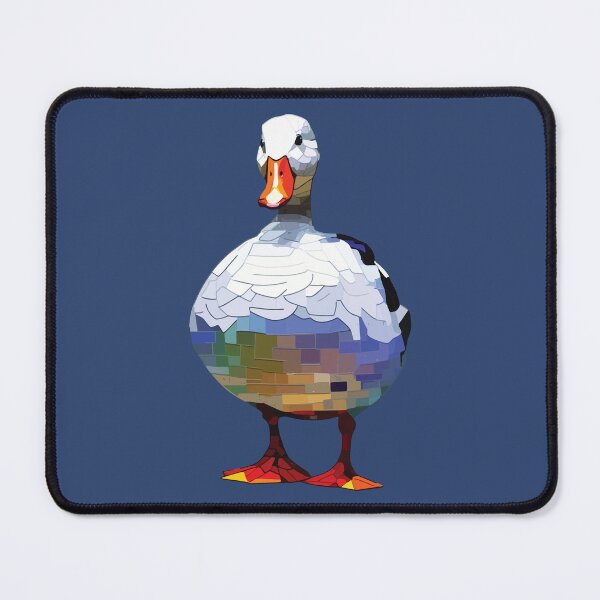 Item preview, mosaic white duck designed and sold by designmari.