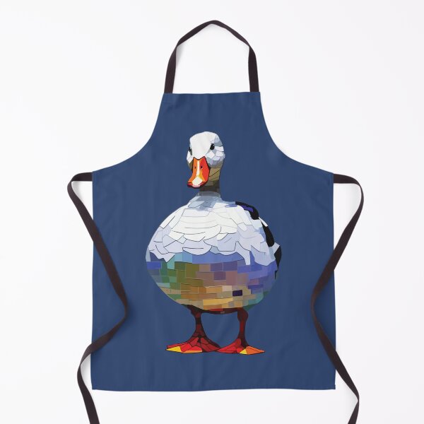 Item preview, mosaic white duck designed and sold by designmari.