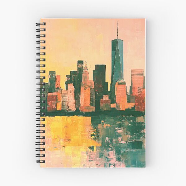 Item preview, NYC Skyline – Golden Ember Reflections designed and sold by SkylineVistas Designs.