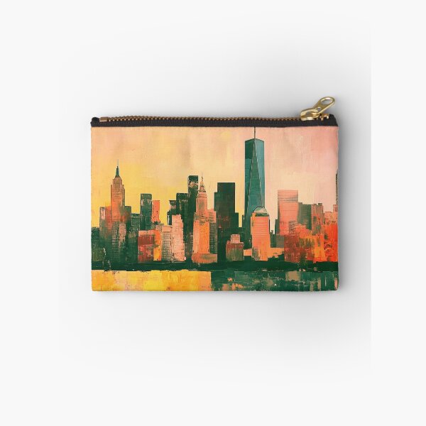 Item preview, NYC Skyline – Golden Ember Reflections designed and sold by SkylineVistas Designs.