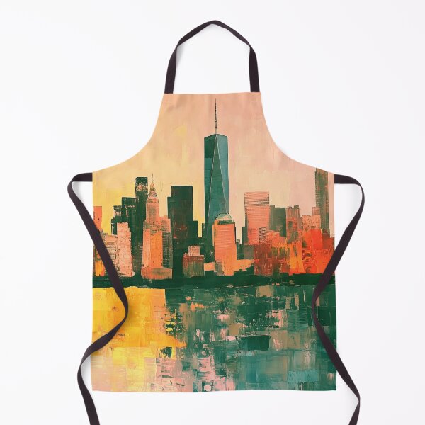 Item preview, NYC Skyline – Golden Ember Reflections designed and sold by SkylineVistas Designs.