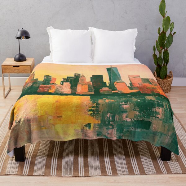 Item preview, NYC Skyline – Golden Ember Reflections designed and sold by SkylineVistas Designs.