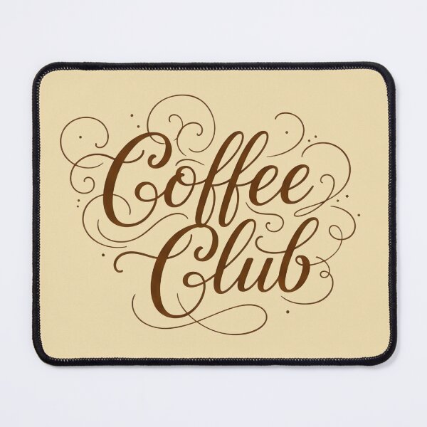 Item preview, Coffee Club - Elegant Hand Lettered Design designed and sold by WowDezign.