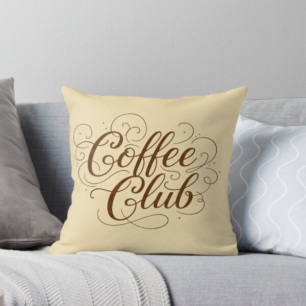 Item preview, Coffee Club - Elegant Hand Lettered Design designed and sold by WowDezign.