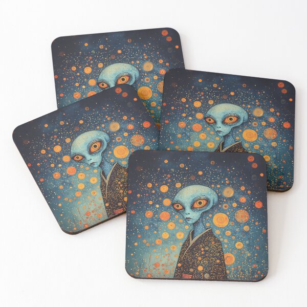 Item preview, Alien Dreamer in a Celestial Kimono designed and sold by JawKneeArt.