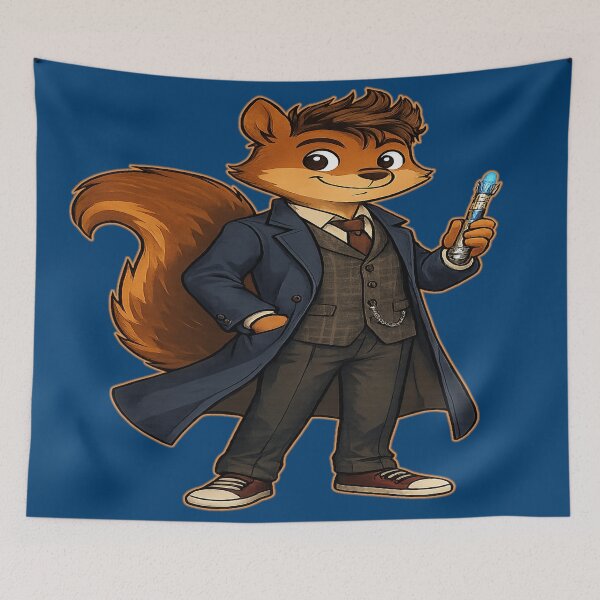 Item preview, Dr Squirrel - The Fifthteenth Regeneration designed and sold by SecretSquirrellDesigns.