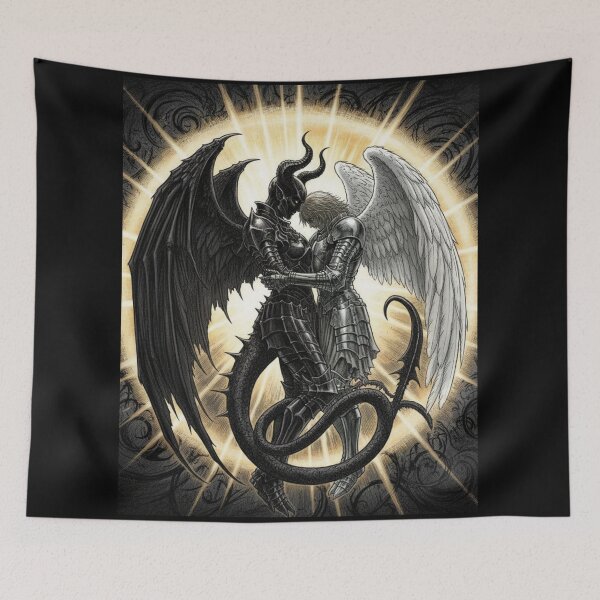 Item preview, devil and angel designed and sold by Shop-Pi.