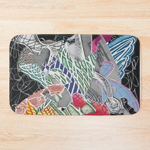 Item preview, hudson river valley  - Original Paintings by Frank Stella, Frank Stella Geometric Abstract Art designed and sold by OilArtLittle.