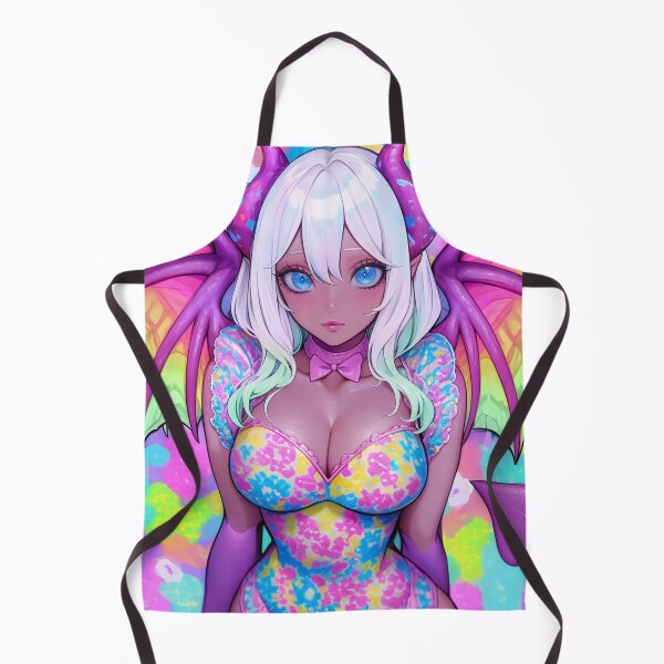 Item preview, Neon Pastel Goth Demon Girl designed and sold by bubblegoth.