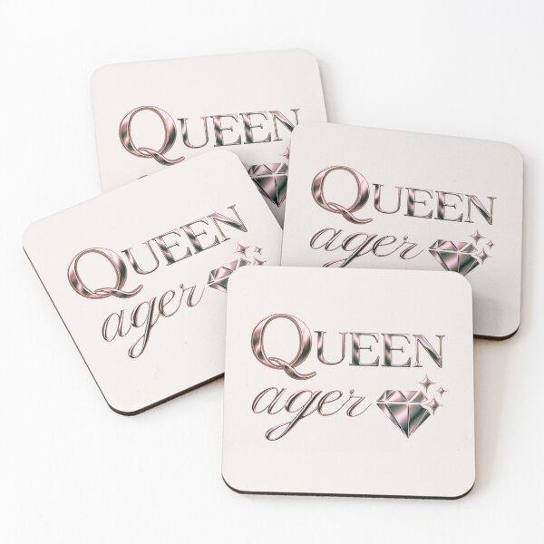 Item preview, Queen Ager – Rose Chrome Diamond Design designed and sold by ScanMood.